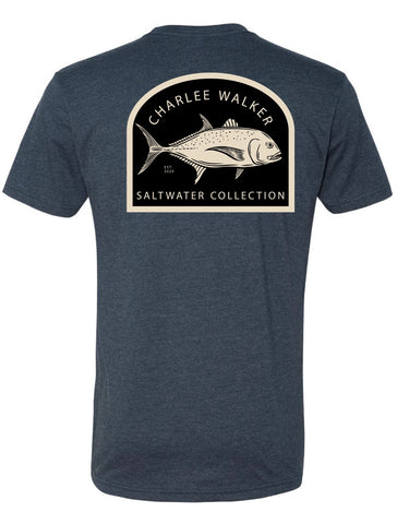 Saltwater Navy Tee